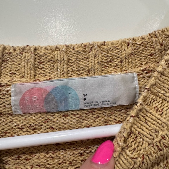 Free People Marled Mustard Knit Sweater Set - Picture 3 of 5